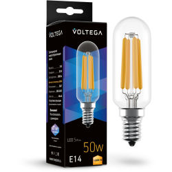 Лампочка светодиодная Candle E14 5W 7267
