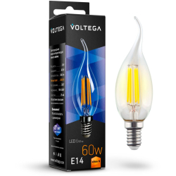 Лампочка светодиодная Candle wind 6W 7017