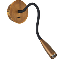 Настенный светильник Kaa W111044/1Black Bronze