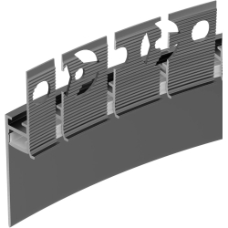 Профиль для светодиодной ленты FANTOM-BENT 043676