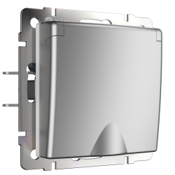 Розетка Встраиваемые механизмы серебряные W1171206