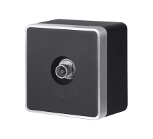 ТВ-розетка Накладные механизмы Gallant черный с серебром W5083034