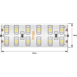 Светодиодная лента  SWG3240-24-19.2-WW-65