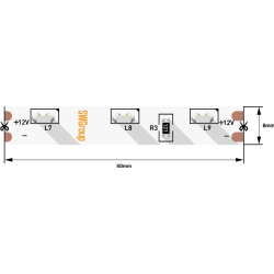 Светодиодная лента  SWG31560-12-4.8-W
