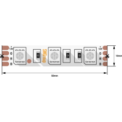 Светодиодная лента  SWG560-12-14.4-RGB