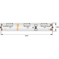 Светодиодная лента  SWG31560-12-4.8-WW-67