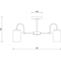Потолочная люстра Jewel FR5321CL-05BZ