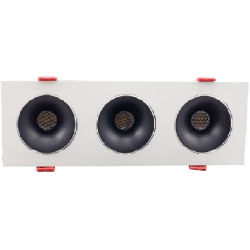 Точечный светильник  AM480-3 BK+WH 23,1W