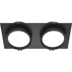 Точечный светильник Hoop DL086-02-GX53-SQ-B