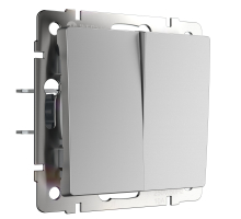 Выключатель Встраиваемые механизмы серебряные W1120006