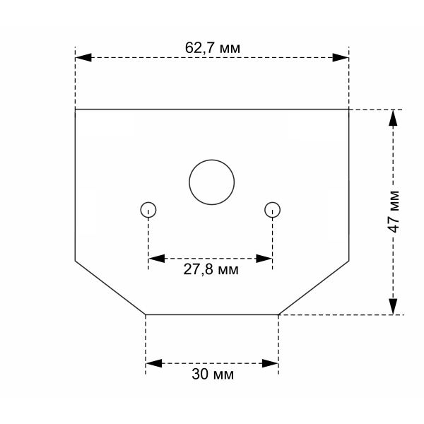 Заглушка для встраиваемого магнитного трека в натяжной ПВХ потолок, в комплекте 2 шт Crystal Lux CLT 0.234 06 BL