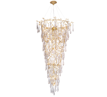 Люстра Crystal Lux REINA SP34 D1200 GOLD PEARL