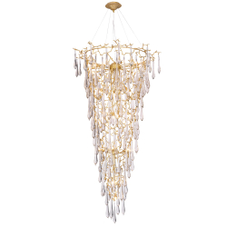 Люстра Crystal Lux REINA SP34 D1200 GOLD PEARL