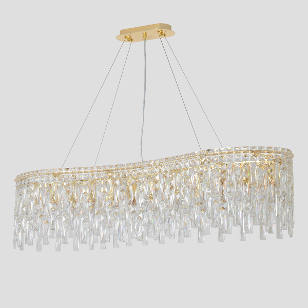 Люстра Crystal Lux ABRIL SP12 L1200 GOLD Люстра Crystal Lux ABRIL SP12 L1200 GOLD