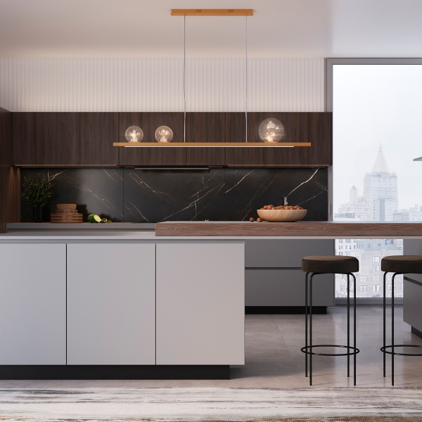 Светильник подвесной Crystal Lux AHORA SP1 L1200 BRASS