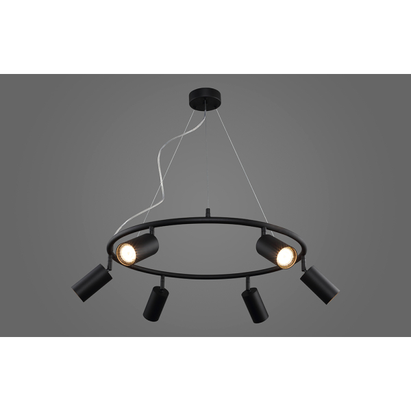 Светильник подвесной Crystal Lux RIVO SP6 BL