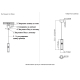 Светильник подвесной Crystal Lux ANTIQUE SP23W LED BRASS
