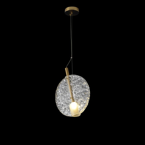 Светильник подвесной Crystal Lux FROZEN SP1 BRASS Светильник подвесной Crystal Lux FROZEN SP1 BRASS