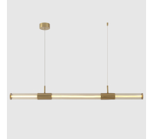 Светильник подвесной Crystal Lux LINEUP SP24W LED BRASS