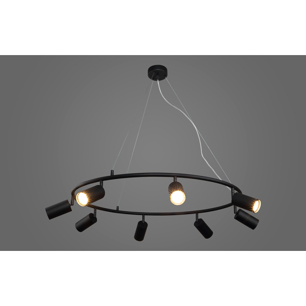 Светильник подвесной Crystal Lux RIVO SP8 BL