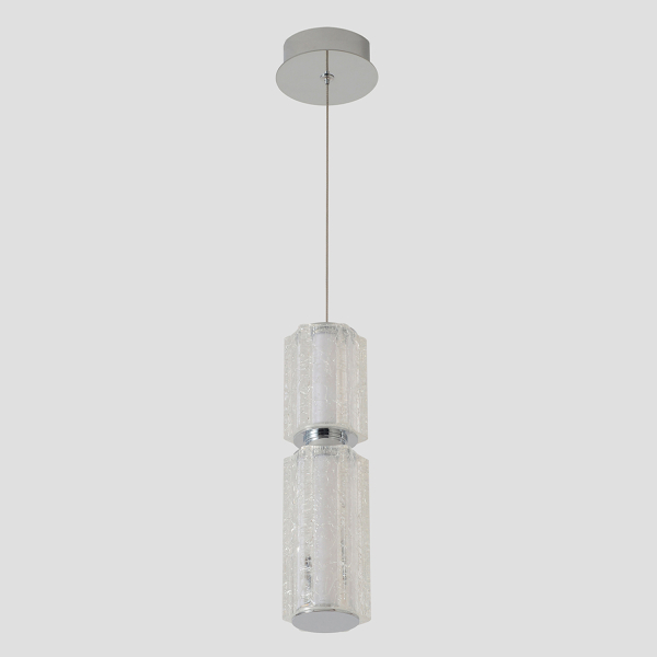 Светильник подвесной Crystal Lux ANTIQUE SP23W LED CHROME Светильник подвесной Crystal Lux ANTIQUE SP23W LED CHROME