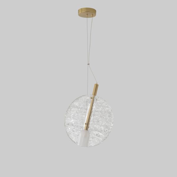 Светильник подвесной Crystal Lux FROZEN SP1 BRASS Светильник подвесной Crystal Lux FROZEN SP1 BRASS