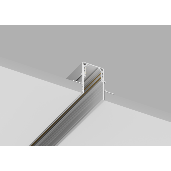 Шинопровод встраиваемый магнитный для ГКЛ12,5 мм Crystal Lux CLT 0.123 02 L2000 WH