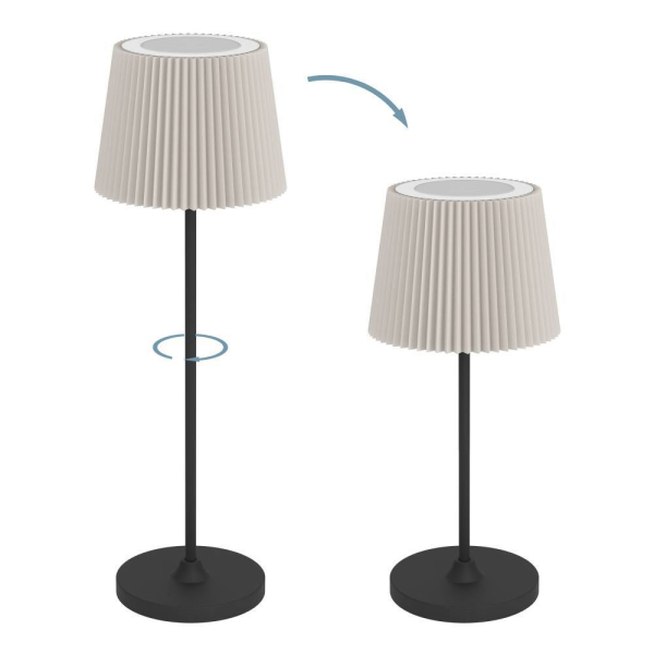 Настольная лампа аккумуляторная Eglo Leonero 75934