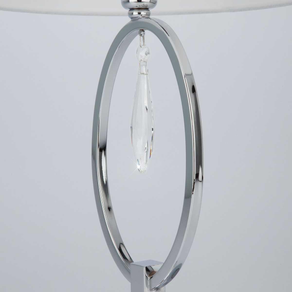 Настольная лампа Eurosvet 01055/1 хром/прозрачный хрусталь Strotskis