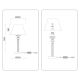 Настольная лампа Ambrella light High Light LH71007
