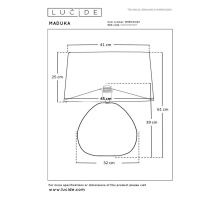 Настольная лампа Lucide MADUKA 10550/81/43