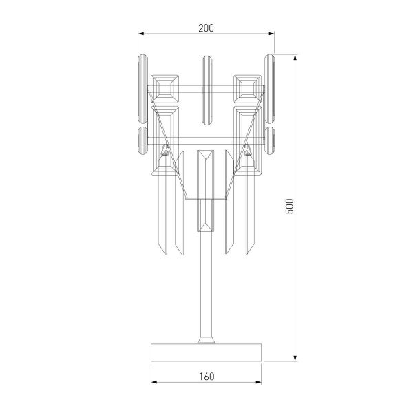 Настольная лампа Bogates Lago 01108/1 Strotskis Настольная лампа Bogates Lago 01108/1 Strotskis