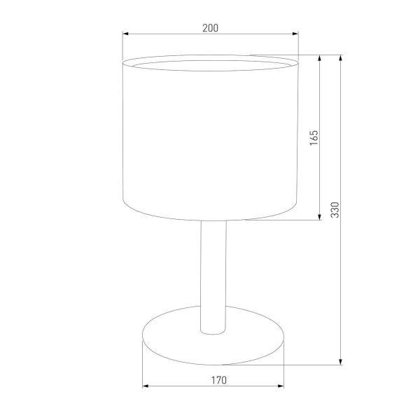 Настольная лампа TK Lighting 5219 Deva Graphite