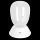 Настольная лампа диммируемая 10W 3000K прозрачный/белый Uovo III Lightstar 807906