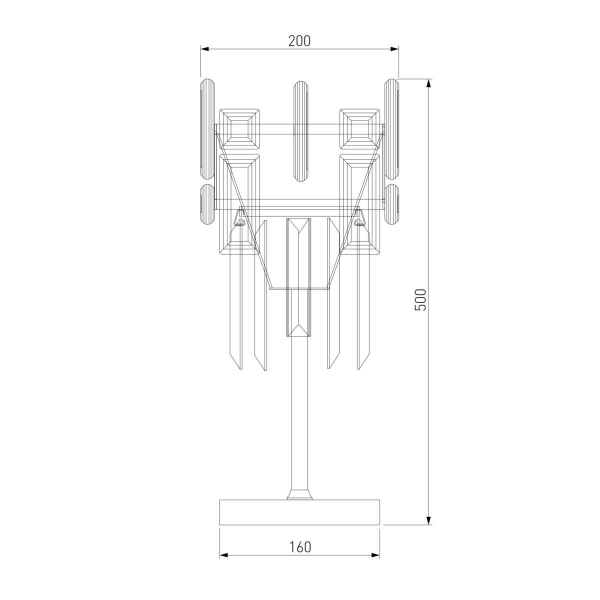 Настольная лампа Bogates Lago 01108/1 Strotskis Настольная лампа Bogates Lago 01108/1 Strotskis
