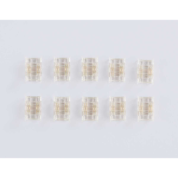 Соединитель прямой AMBRELLA LIGHT ILLUMINATION COB RGB 12/24V для лент 10mm (4 конт.) (10шт. в комплекте) GS6371