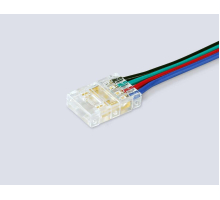 Соединитель гибкий двухсторонний AMBRELLA LIGHT ILLUMINATION COB RGB 12/24V для лент 10mm (4 конт.) (5шт. в комплекте) GS7921