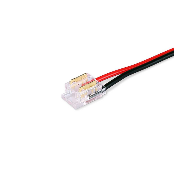 Соединитель гибкий односторонний AMBRELLA LIGHT ILLUMINATION COB 12/24V для лент 8/10mm (2 конт.) (10шт. в комплекте) GS7375