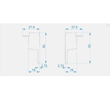 Заглушка Deko-Light End Cap H-EL-03-10 Set 2 pcs 979210