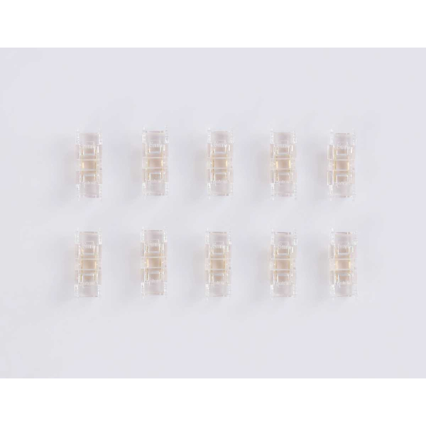 Соединитель прямой AMBRELLA LIGHT ILLUMINATION COB 12/24V для лент 5mm (2 конт.) (10шт. в комплекте) GS6341