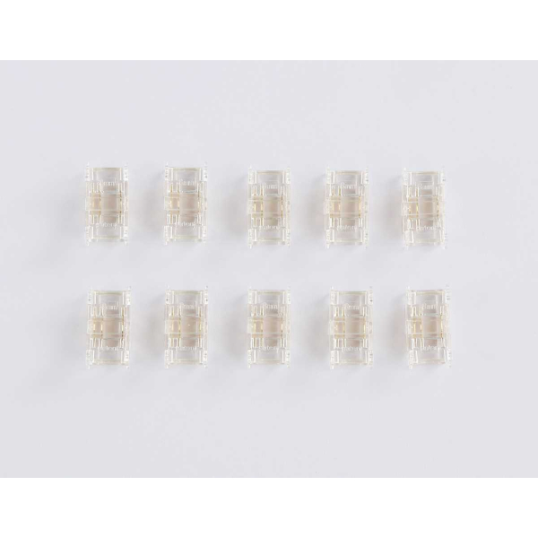 Соединитель прямой AMBRELLA LIGHT ILLUMINATION COB CCT 12/24V для лент 8mm (3 конт.) (10шт. в комплекте) GS6366
