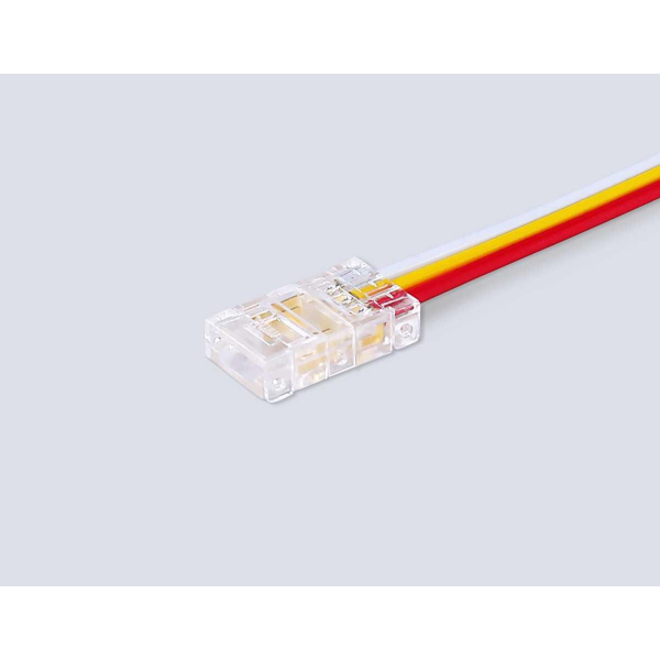 Соединитель гибкий односторонний AMBRELLA LIGHT ILLUMINATION COB CCT 12/24V для лент 8mm (3 конт.) (5шт. в комплекте) GS7406
