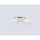 Соединитель угловой AMBRELLA LIGHT ILLUMINATION COB 12/24V для лент 12mm (2 конт.) (10шт. в комплекте) GS6871