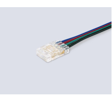 Соединитель гибкий односторонний AMBRELLA LIGHT ILLUMINATION COB RGB 12/24V для лент 10mm (4 конт.) (5шт. в комплекте) GS7411