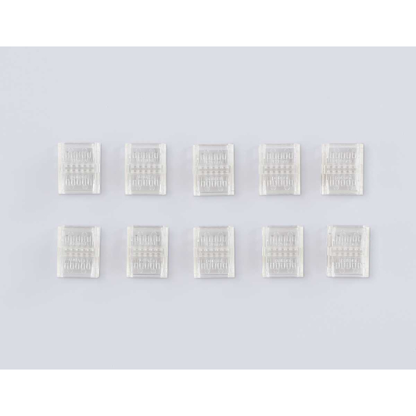 Соединитель прямой AMBRELLA LIGHT ILLUMINATION COB 12/24V для лент 12mm (2 конт.) (10шт. в комплекте) GS6362