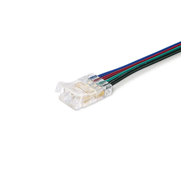 Соединитель гибкий односторонний AMBRELLA LIGHT ILLUMINATION COB RGB 12/24V для лент 10mm (4 конт.) (5шт. в комплекте) GS7411