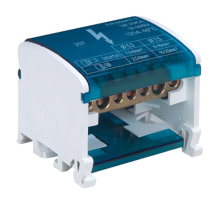 Шины на DIN-рейку в корпусе (кросс-модуль) 2х7 L+PEN LD505-207