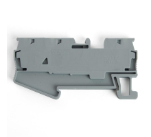 Зажим пружинный, 3-проводной проходной ЗНИ - 4,0 (JXB ST 4), серый STEKKER