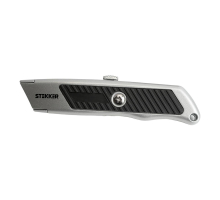 Нож строительно-монтажный с трапециевидным лезвием, 19 мм, 2 лезвия в рукоятке, GS, KMU-13-T 50200