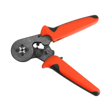 Кримпер STEKKER CTLS006-240 для обжима клемм и наконечников 0,25-10мм2, красный